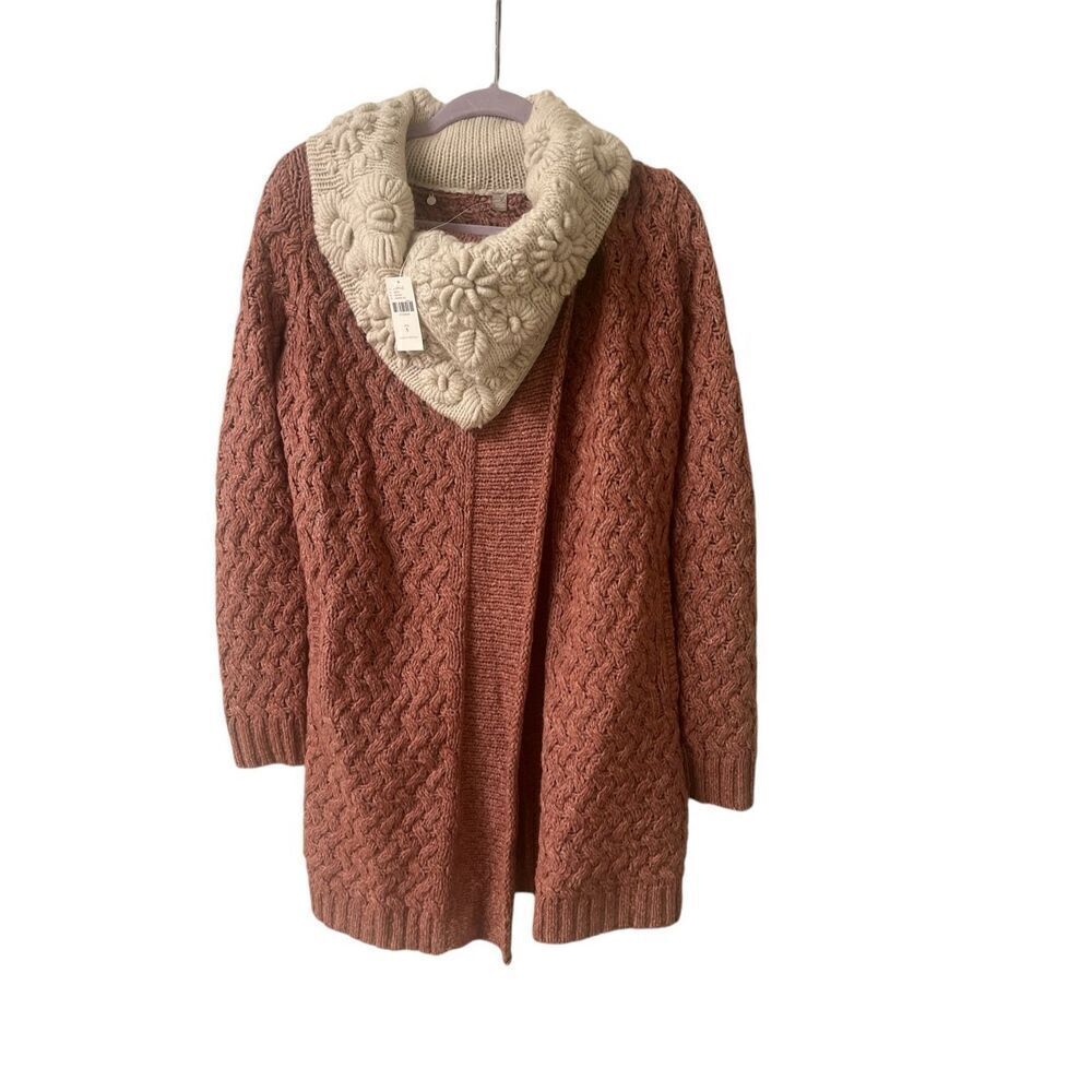 Anthropologie Lilitz cardigan sweater by Knitted & Knotted Small NWT